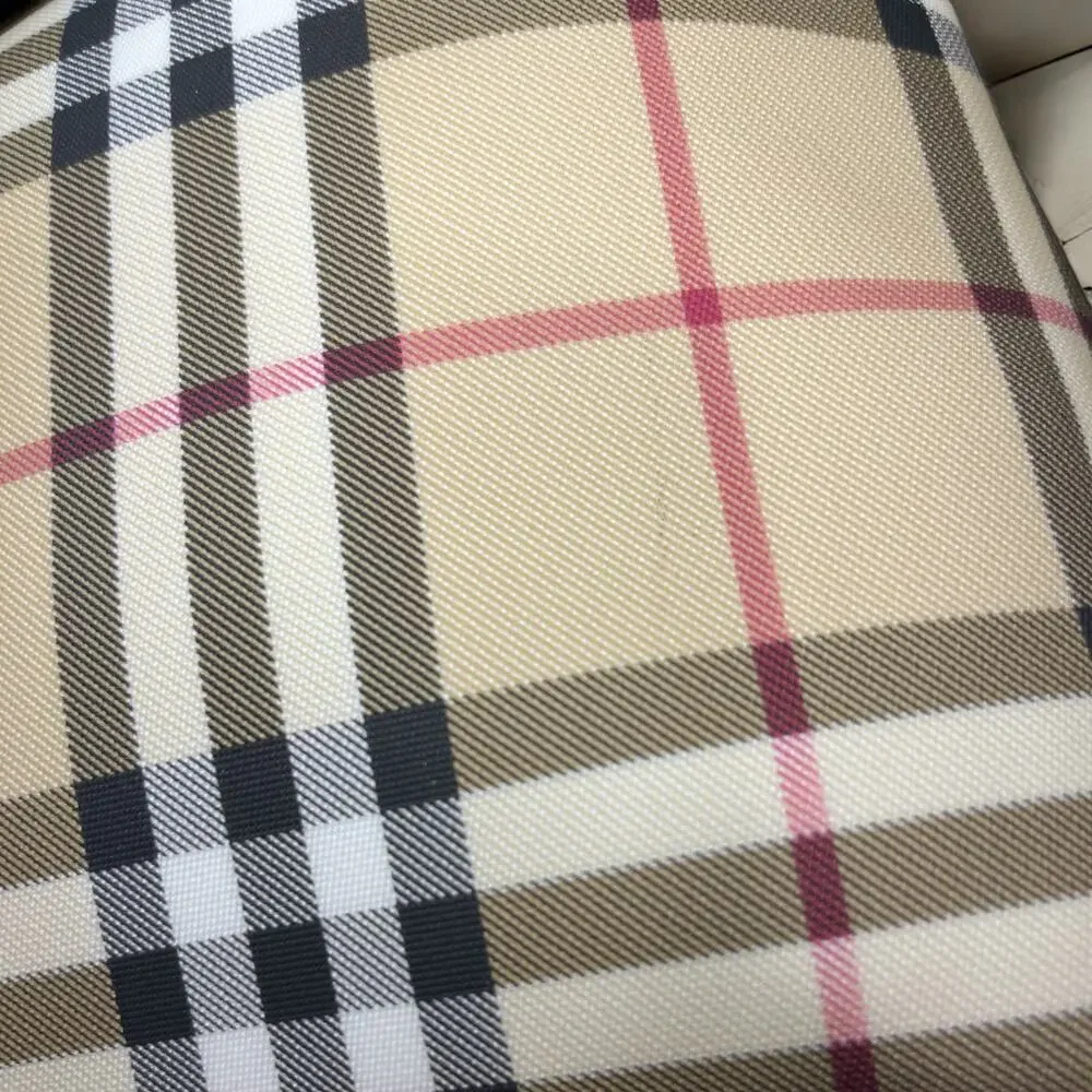 Vintage Burberry Coated Canvas Nova Check Shoulder Bag